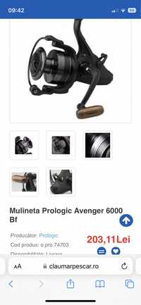 Mulineta  Prologic 6000 bf baitrunner