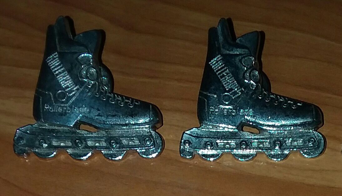 Set insigna tematica rollerblade insigna patine cu rotile