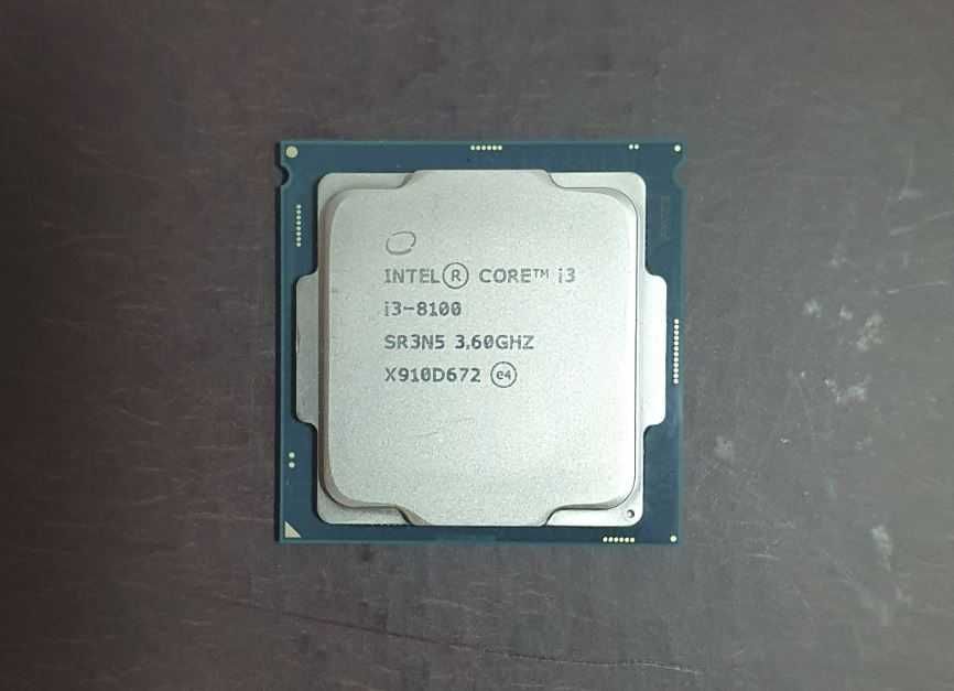 Процессор Intel core I3 8100