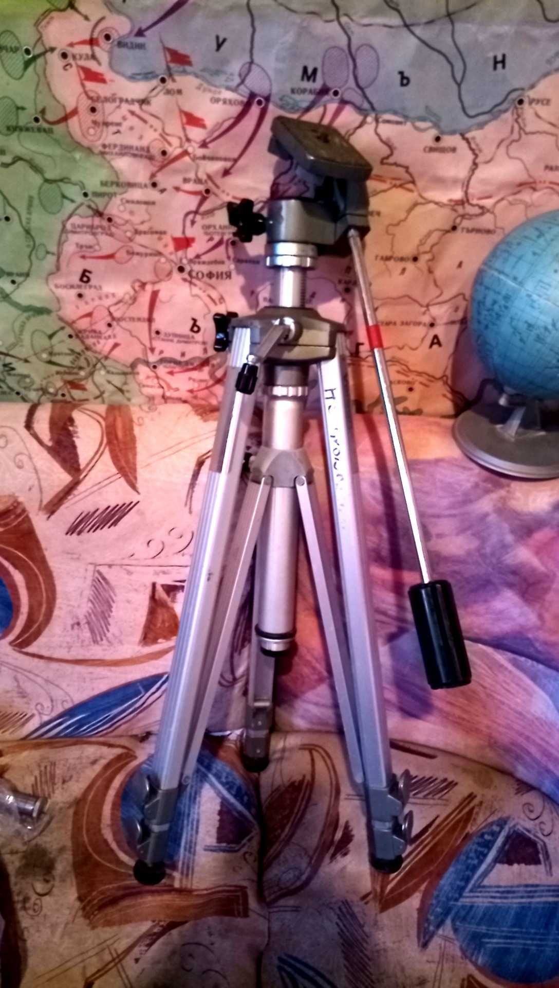 Статив, трипод, стойка, монтировка за фотоапарат, камера и телескоп