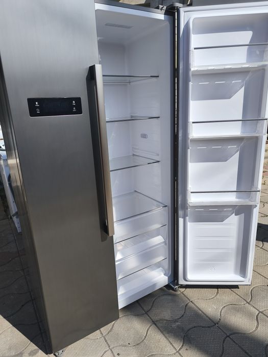 Side by Side BEKO GNO4331XPN, NeoFrost, 442 l, H 177 cm, Clasa E, inox