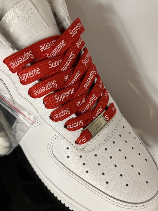 Nike Air Force 1 Supreme White Sneakers