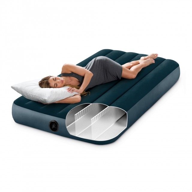 Saltea gonflabila 191x99x25 cm + pompa manuala la numai 199 lei!