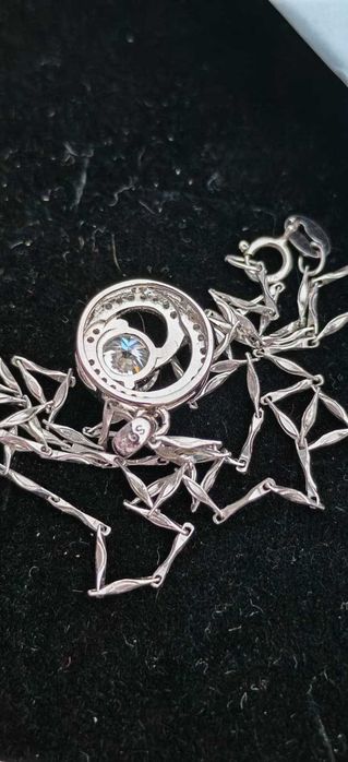 3 lanticuri cu pandantive din argint,noi