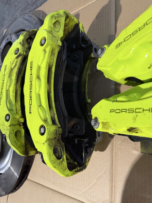 Etriere/Etrieri Frane Discuri Porsche Panamera 390mm Fata/350 Spate