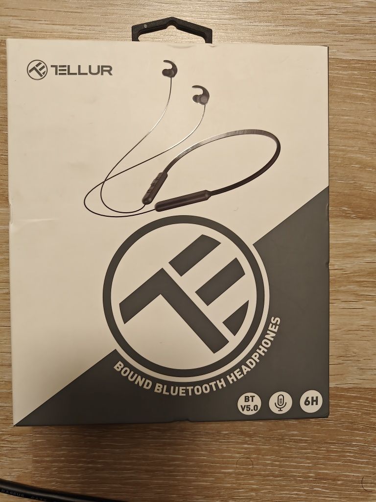 Casti in-ear Bluetooth Tellur Bound, Negru