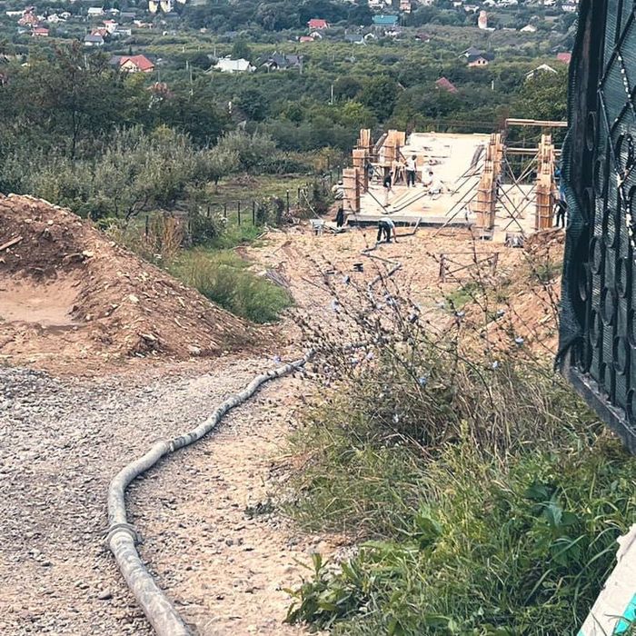 Изпомпване на бетон на трудно достъпни места