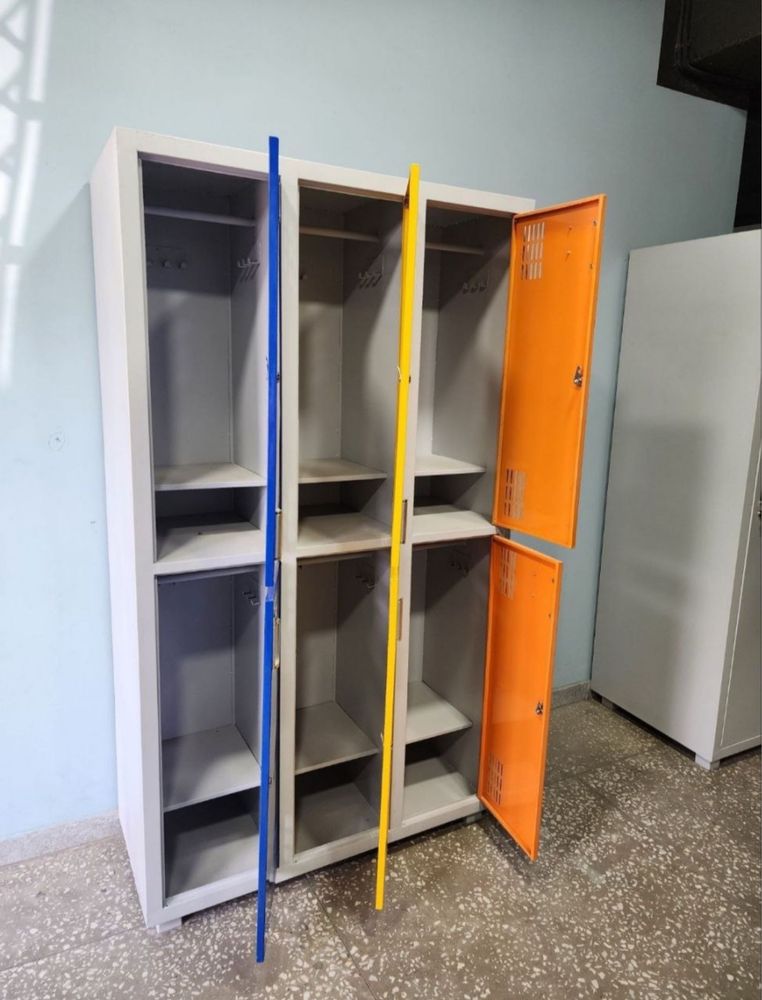 Шкафы для раздевалки, металлические шкафы для раздевалки, ЩДР=02