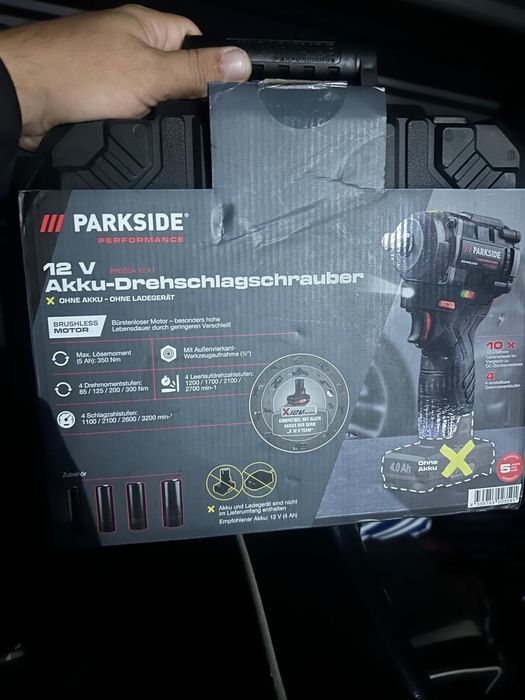 Bormașină impact cu patrat 12v 350Nm