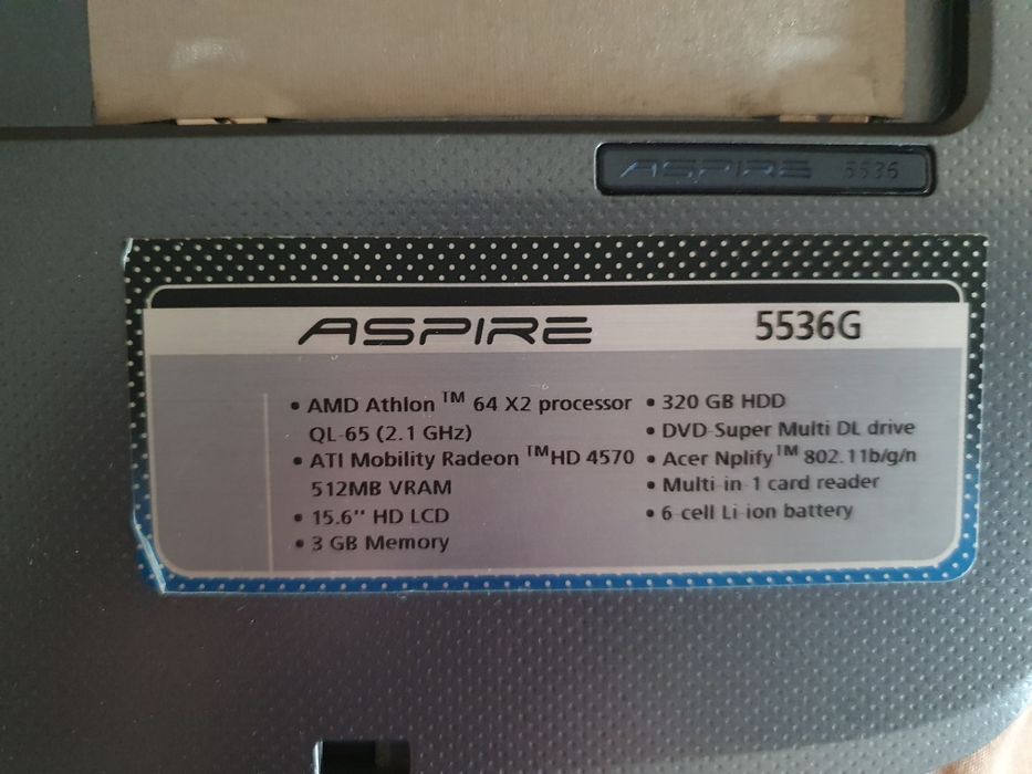 acer aspire 5536g за части