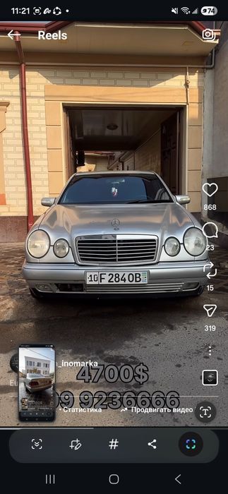 Mercedes w210 sotuda baki kotta qilingan
