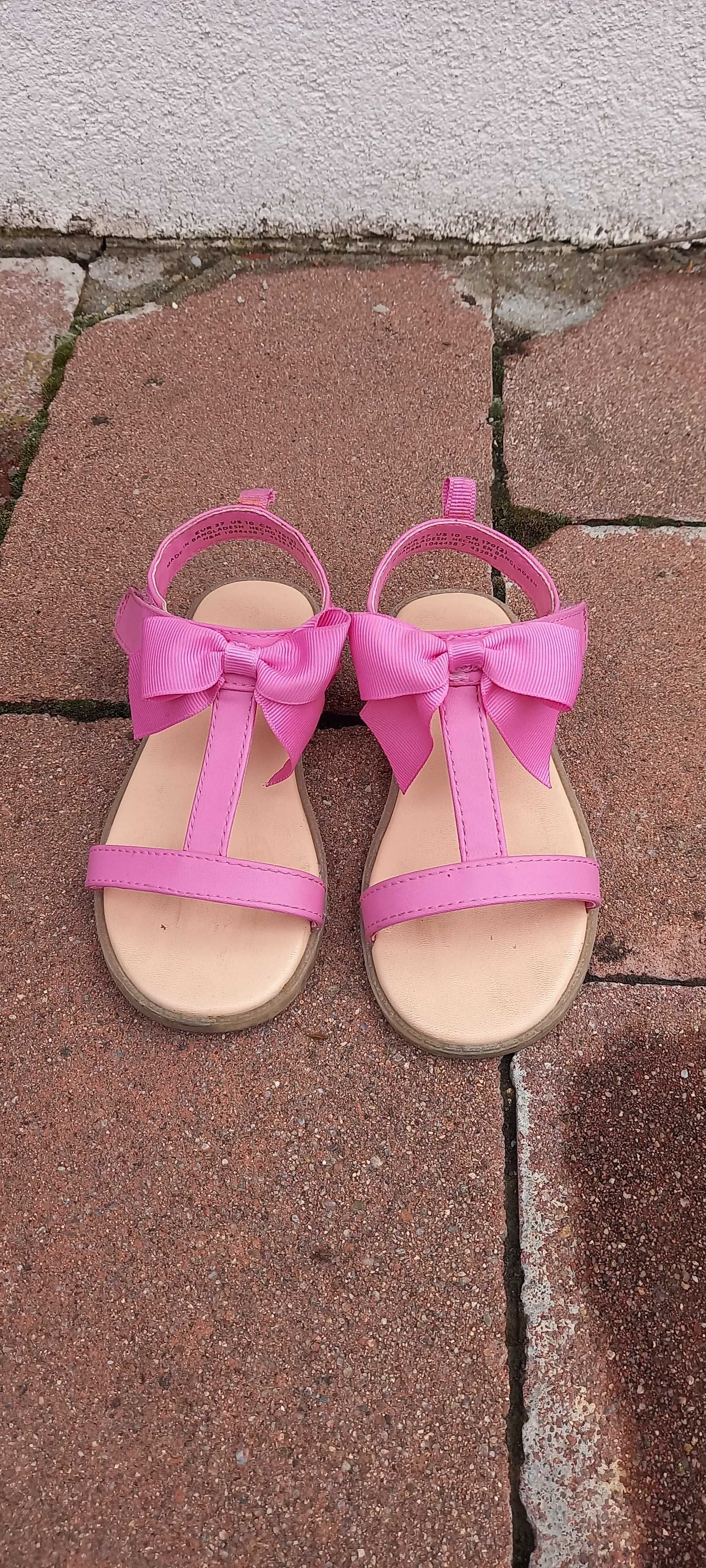 Розови детски сандали