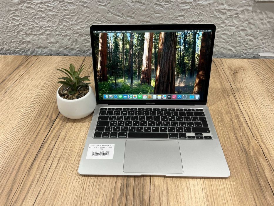Ноутбук бизнес-класса Apple MacBook Air 13.6 /M1/8GB/256SSD/96% D1