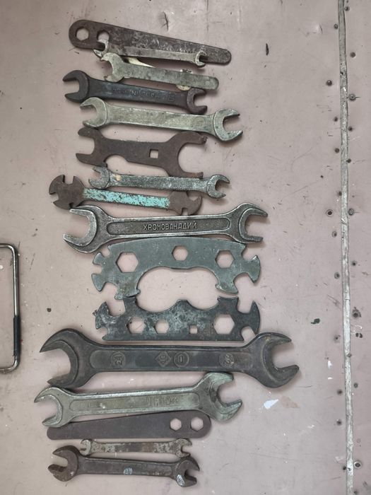 Ключи гаечные разные