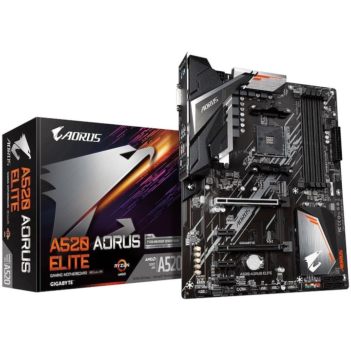 Placa de baza Gigabyte Aorus A520 Elite