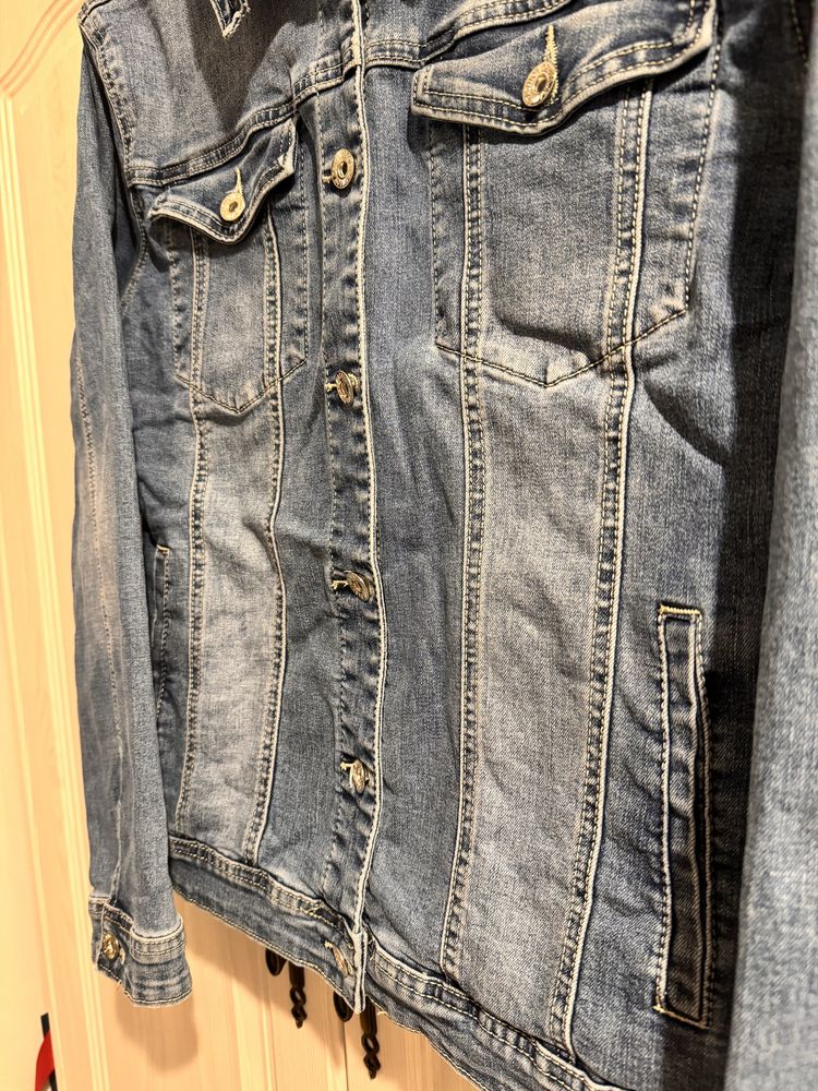 Jacheta denim elastica