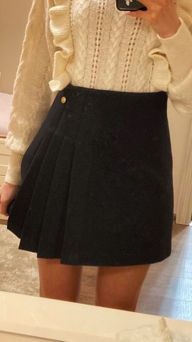 Пола и пуловер Zara, Avin, Christine fashion