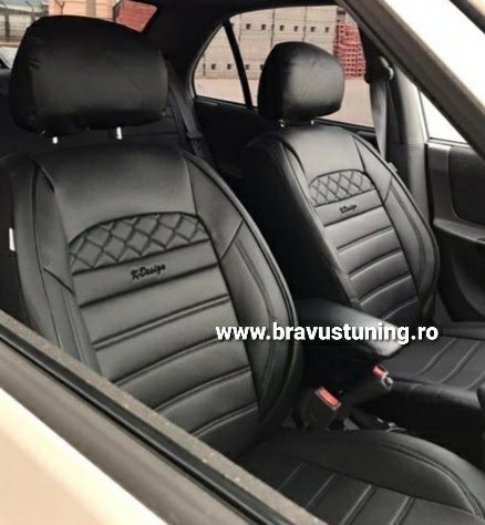 Huse scaun auto Piele Ecologica Audi,BMW,Passat,Ford,Opel,Seat,Duster