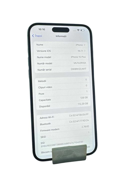 Iphone 15 Plus 128Gb / Amanet Cashbook Colentina
