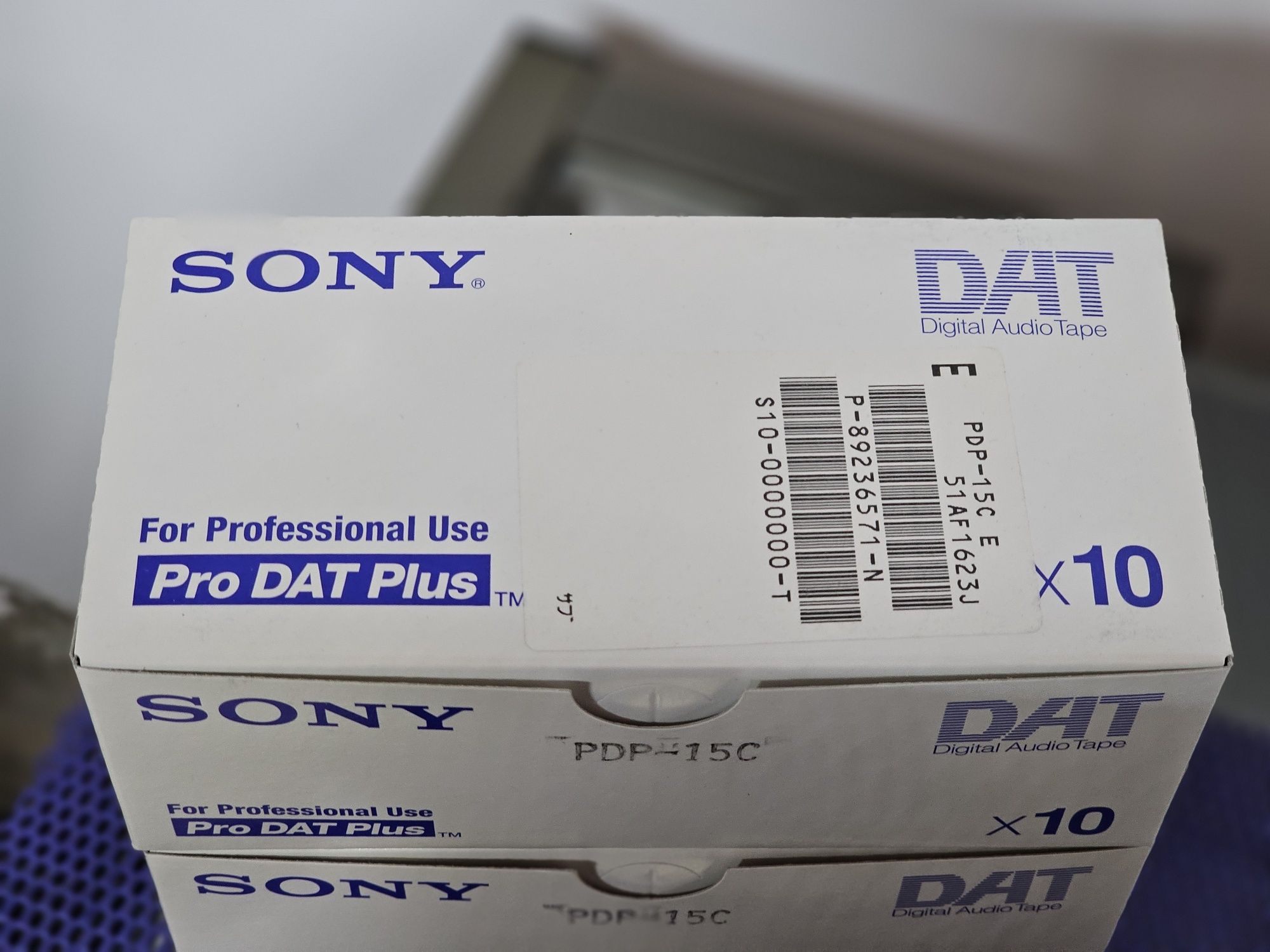 Casete audio Sony DAT PDP-15C sigilate/ noi