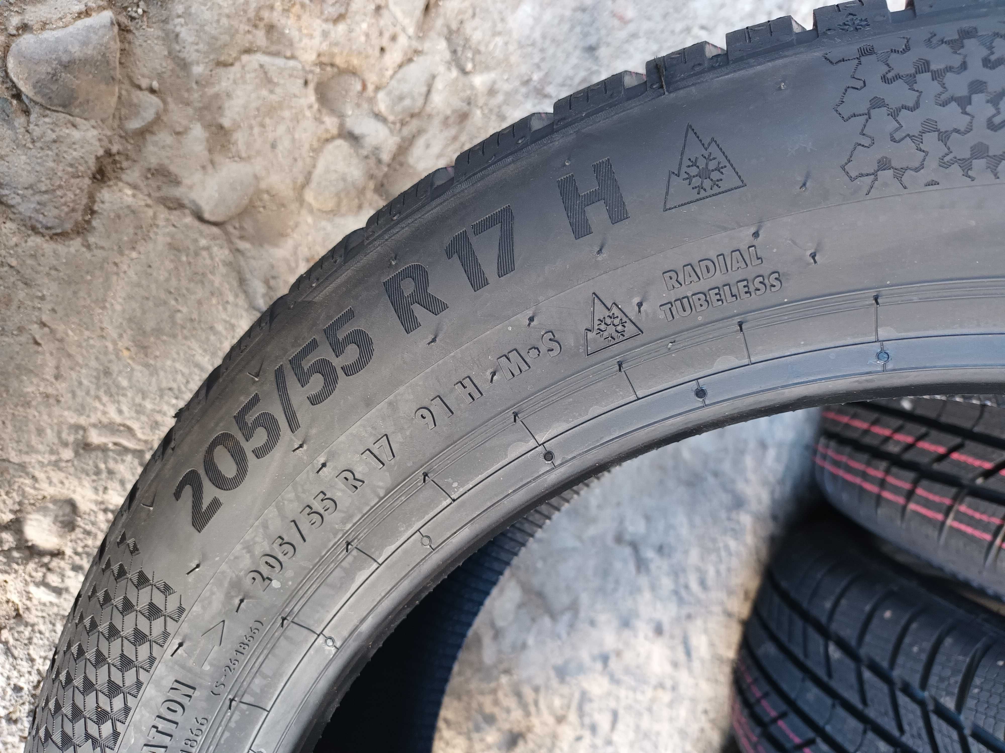 4 Нови зимни гуми 205/55 R17 Continental WinterContact TS870P 91H M+S