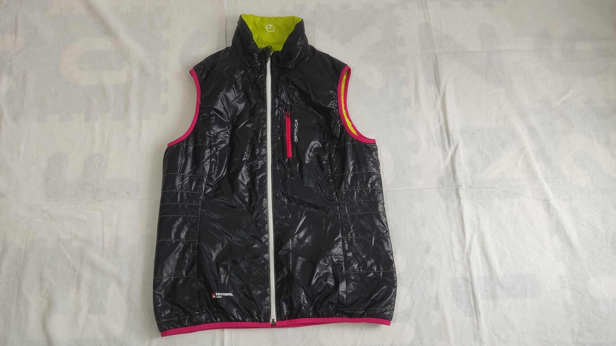 Vestă Piz Vesť Ortovox Swisswool Inside XL dama lână Pertex® Quantum