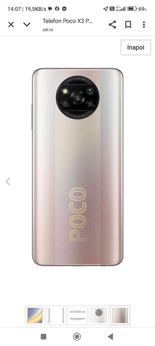 Telefon Poco X3 pro pentru piese