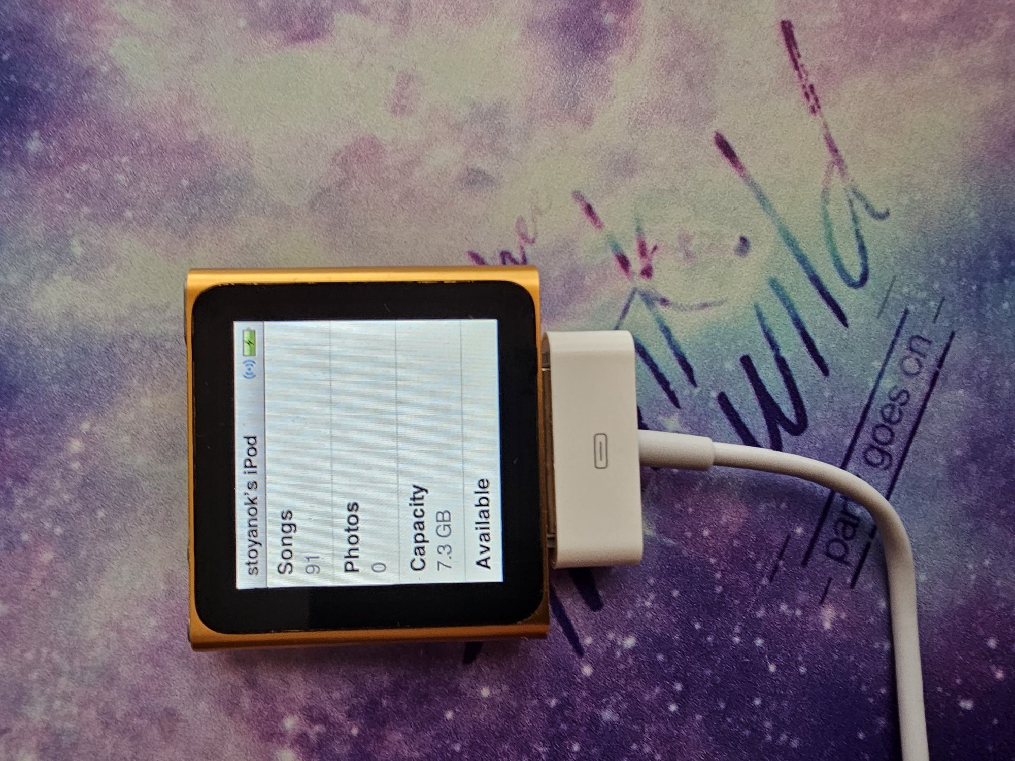 Apple Ipod nano 6 gold 8GB