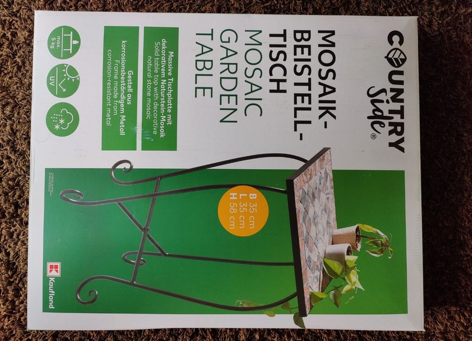 Masă mică mozaic ceramic