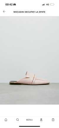 Pantofi/Mocasini Zara roz