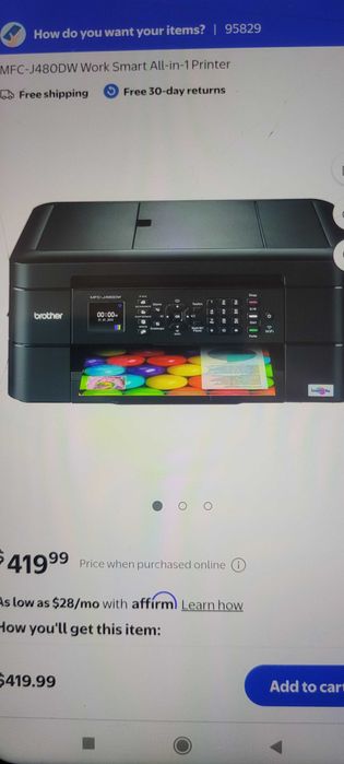 Xerox,imprimantă, scaner MFC-J480DW Work Smart All-in-1 Printer