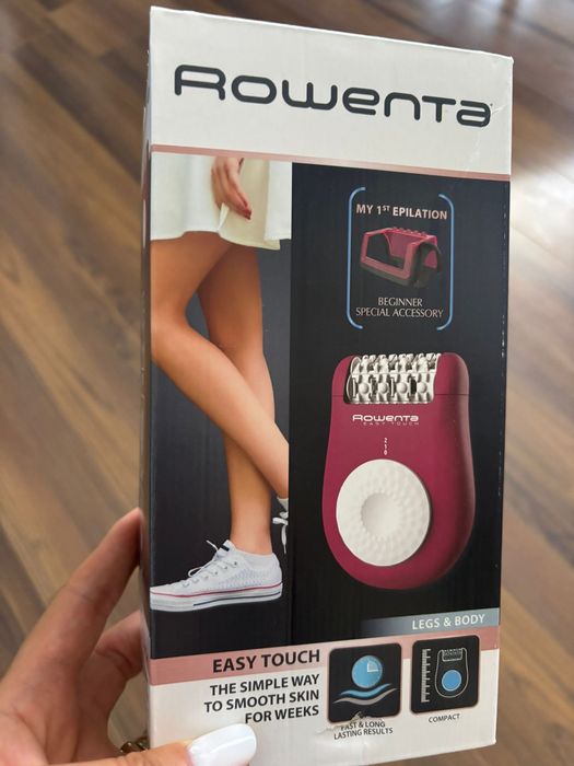 Epilator nou Rowenta easy touch, sigulat, in cutie