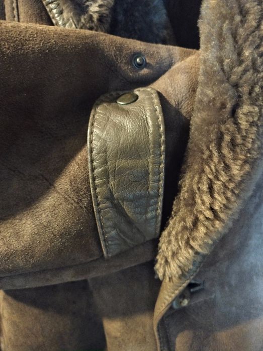 Cojoc Shearling bărbați din blană/piele miel