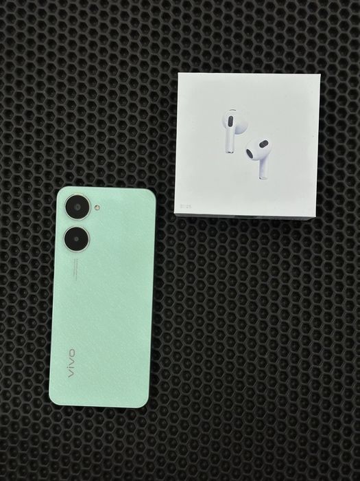 Vivo Y03 8/64gb+Air Pods{Абая 68, Алтай, телефон, редми, самсунг, виво