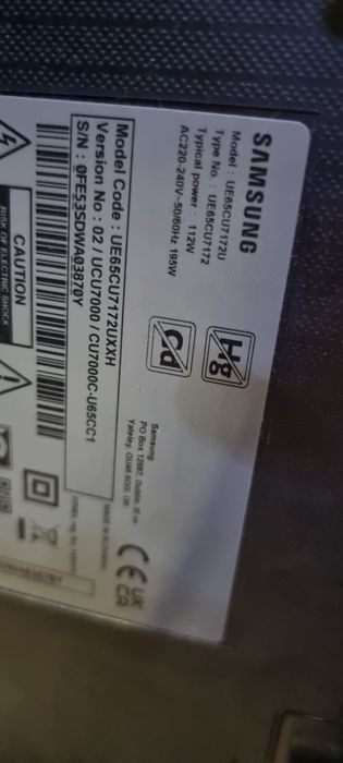 Hope Amanet P6 Smart tv 163 CM Samsung 4k