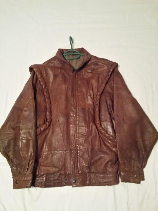 Vand geaca barbateasca din piele naturala romaneasca marimea M