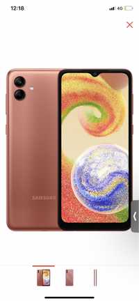 Смартфон Samsung Galaxy A04e 4 ГБ/128 ГБ бронзовый