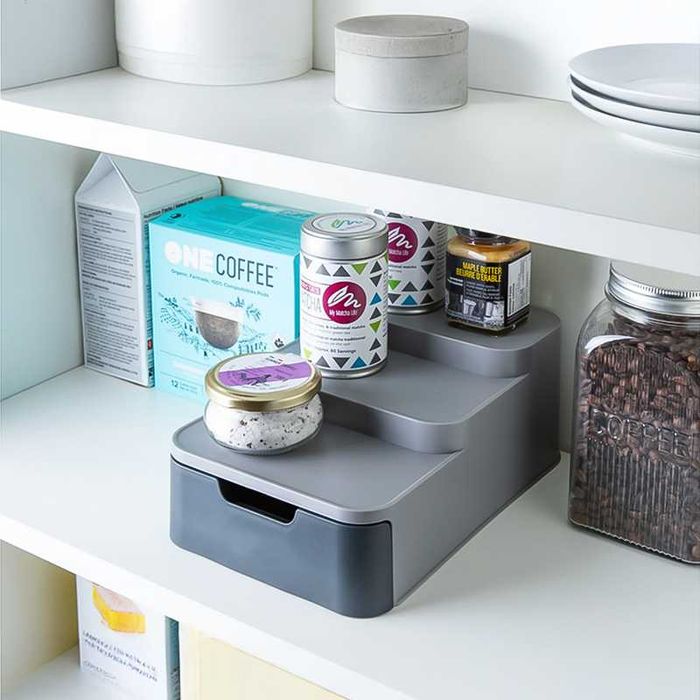 Органайзер за продукти с 3 нива на рафтове и 1 чекмедже