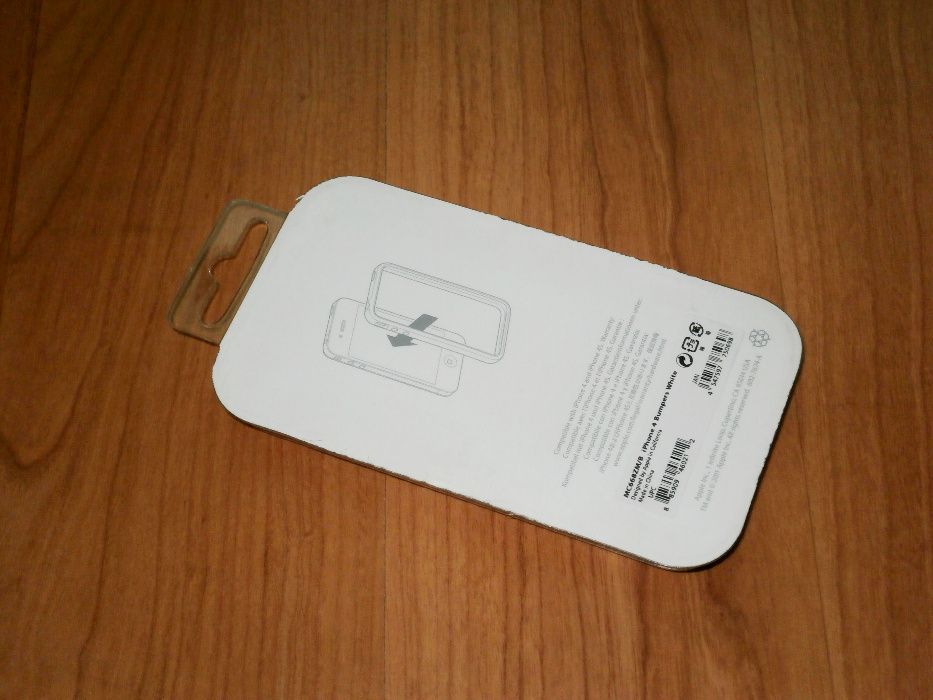 Bumper Apple iPhone 4 / 4S MC668ZM/B , alb , nou , original