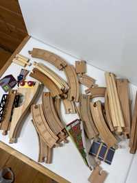 Set Șine de tren din lemn