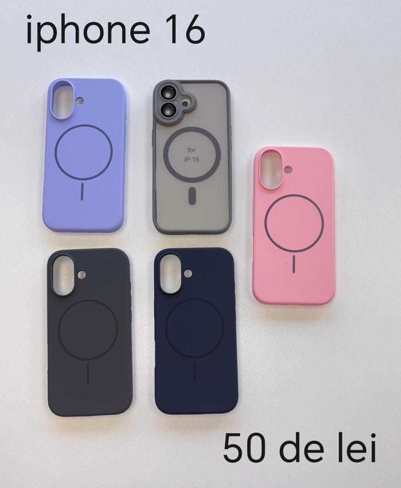 Huse, Folii, Cabluri iPhone 16 - Montaj gratuit folie