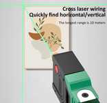 Nivela, cumpănă, boloboc cu laser verde și acumulator