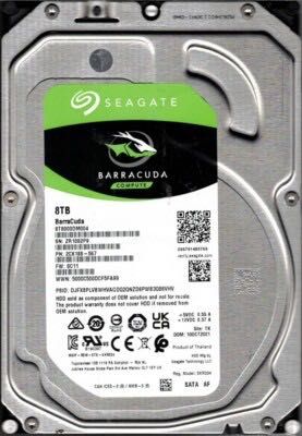 Hdd Seagate Barracuda 8TB SATA3 5400RPM 256MB 3.5",sigilat