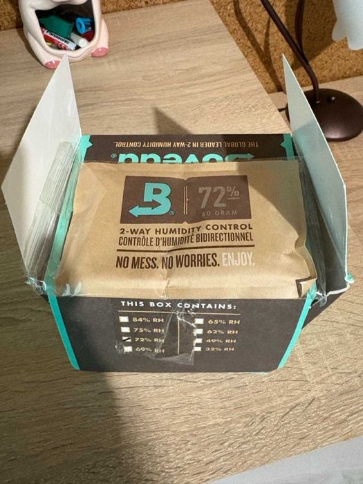 Boveda Humidipak 8 Gram (Medium) 7 Pack 2-way Humidity Control 72% RH