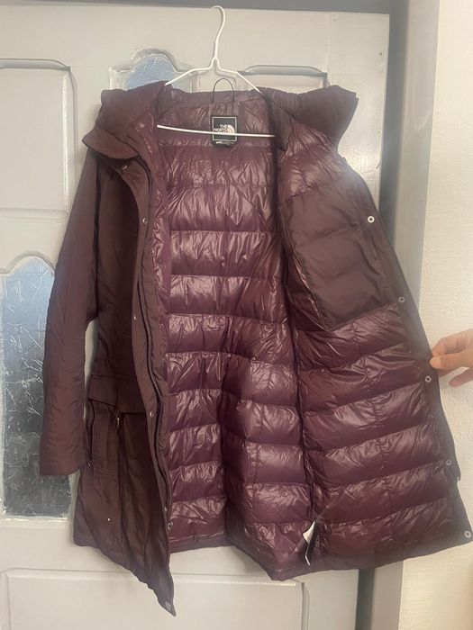 The north face  geaca primavera toamna puf  lunga de dame