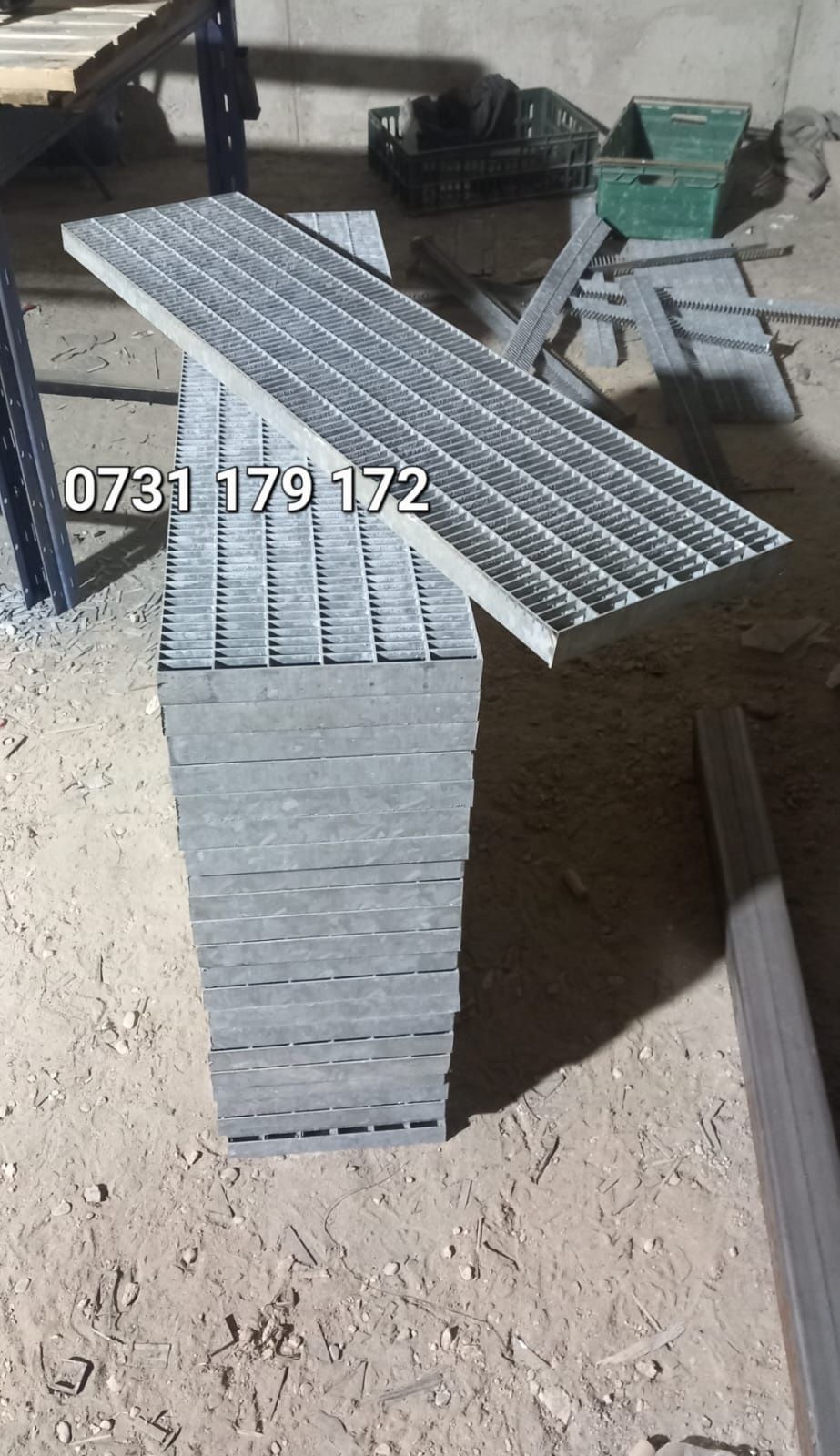Trepte zincate galvanizate