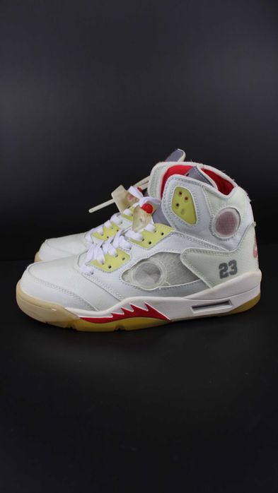 Air Jordan 5 Off-White Sail + CADOU | TRANSPORT GRATUIT