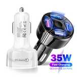 Зарядно за кола камион 12V/24V към 5V/3.1A 4х USB напрежениe