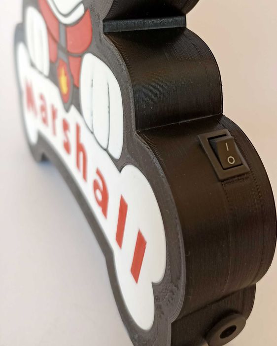 Нощна лампа за деца - Marshall/Маршал от Пес Патрул (PAW Patrol)