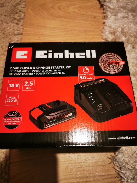 Baterie acumulator 2.5 ah și încărcător Einhell